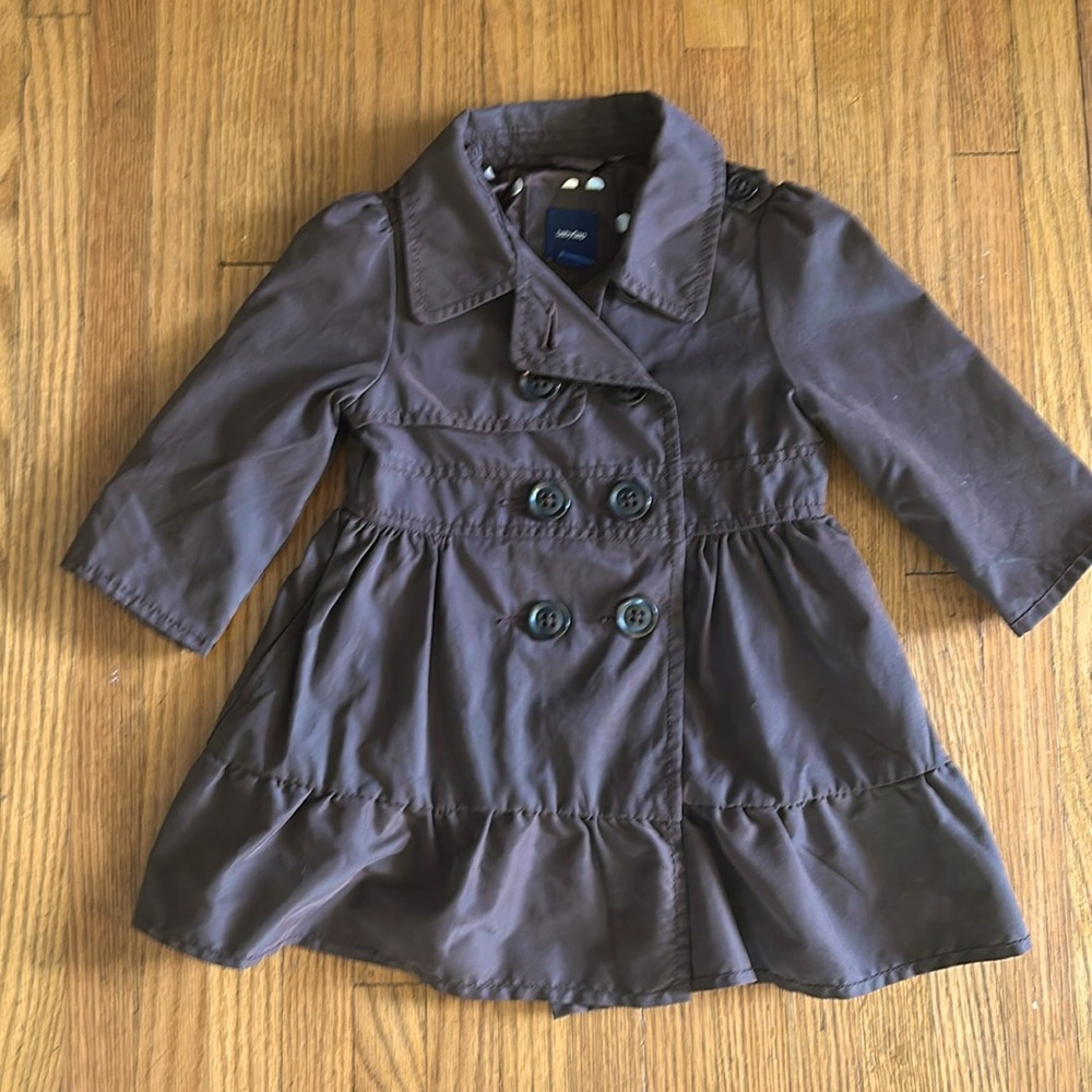 Gap Toddler brown blazer trench jacket 12-18 months